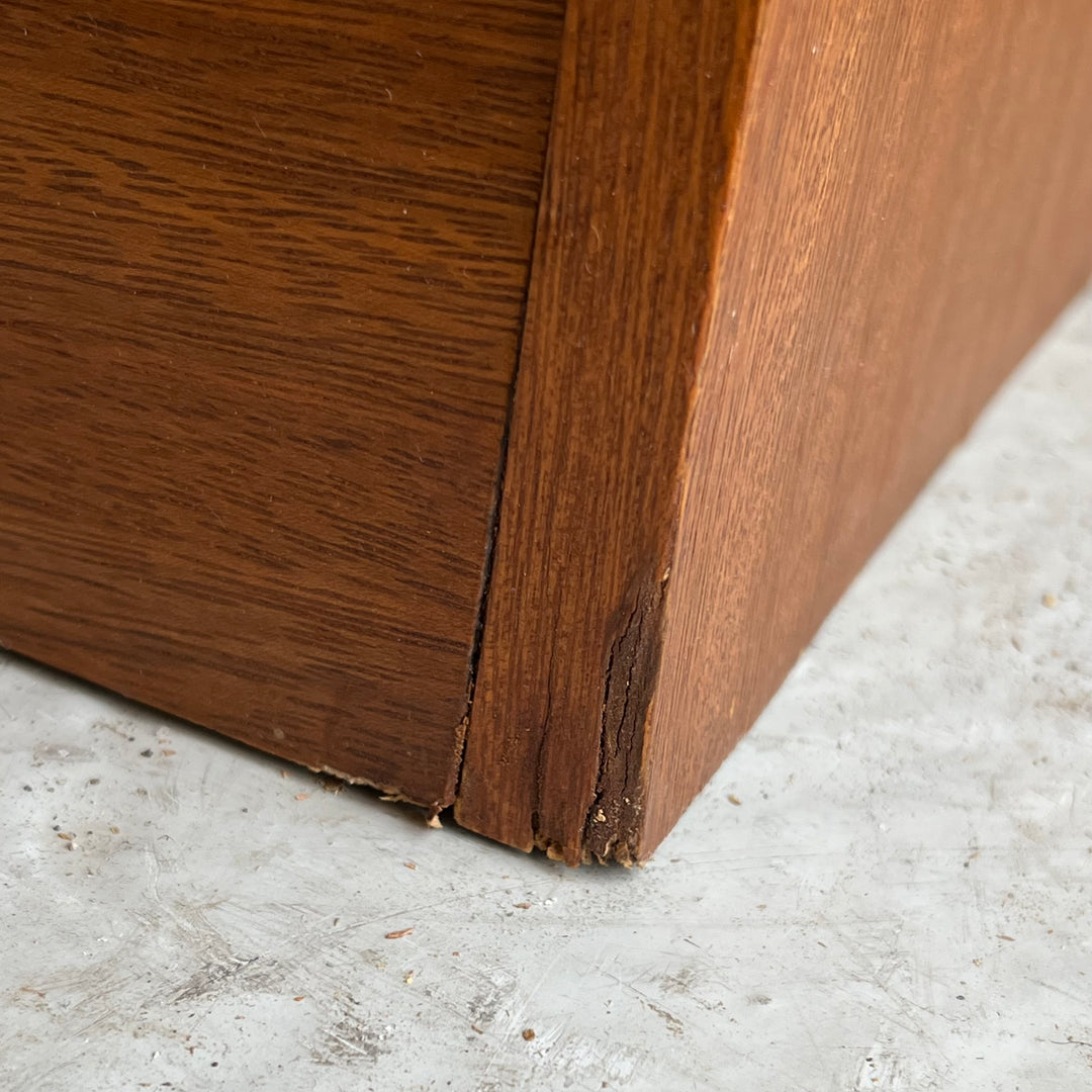 Teak Storage Unit w/Shelves & Lower Cabinet