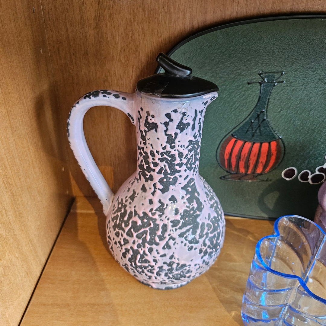 Pink McCoy Pottery Carafe Pitcher with Lid