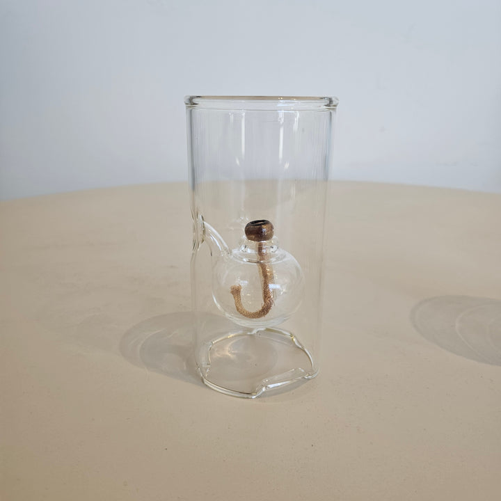 Wolfard Glass Oil Lamp