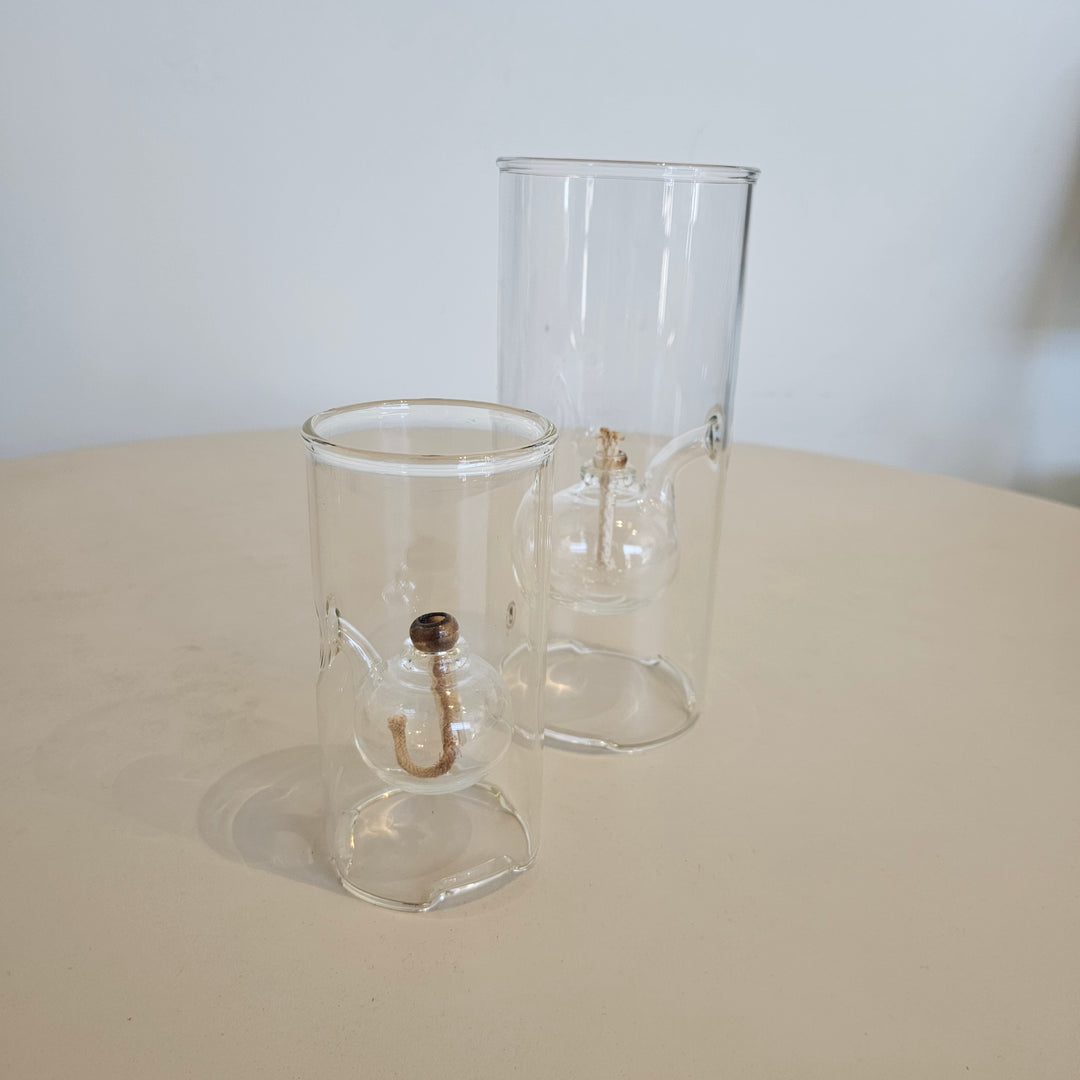 Wolfard Glass Oil Lamp