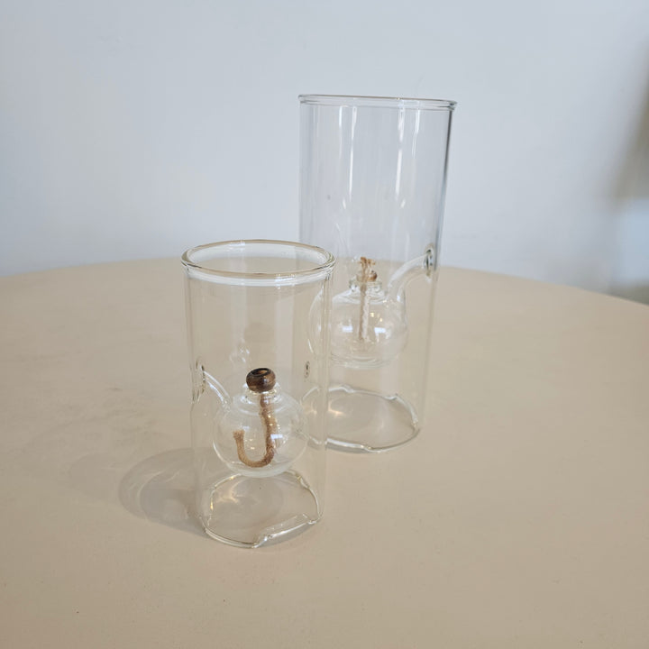Wolfard Glass Oil Lamp
