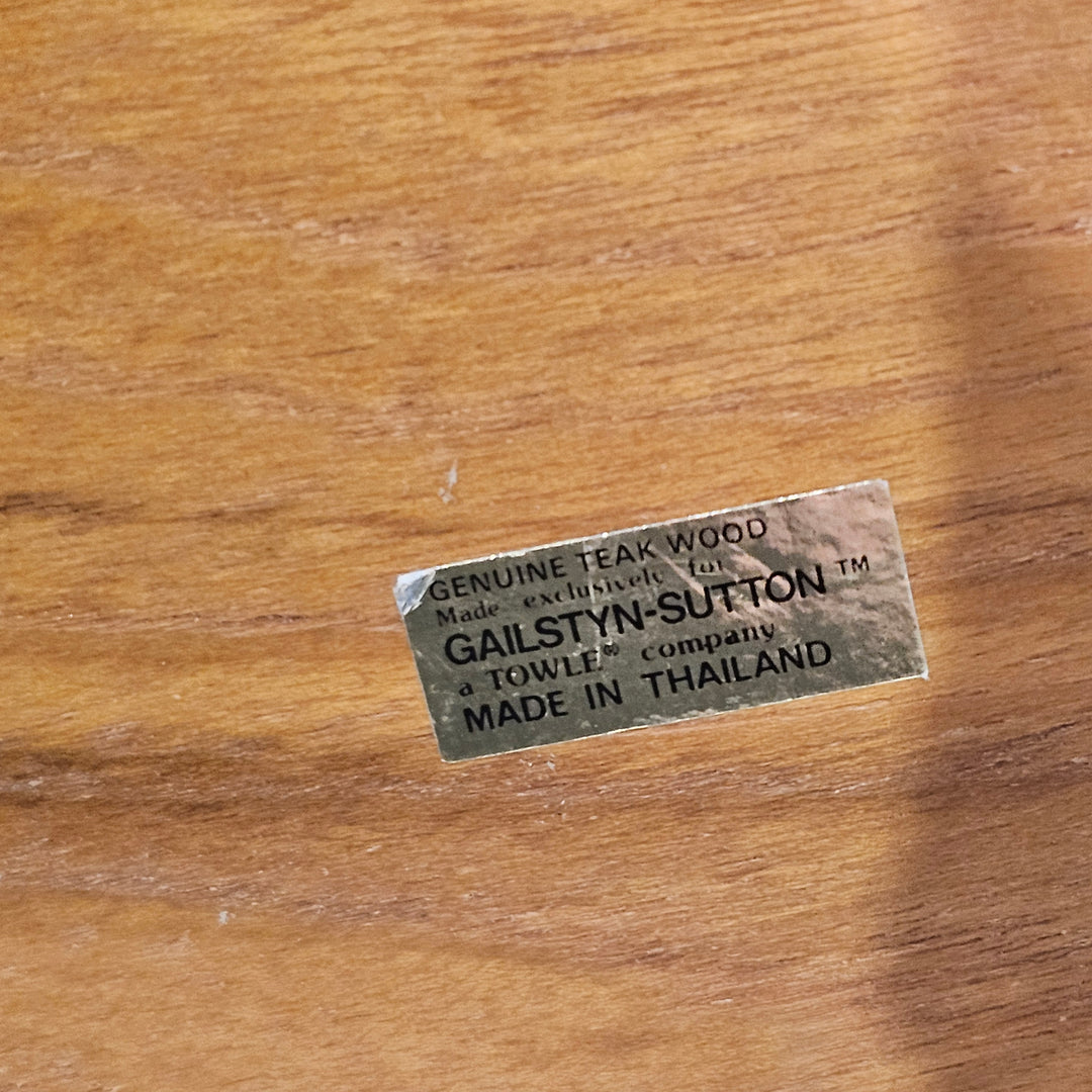 2pc Gailstyn-Sutton Teak Cheese Dome