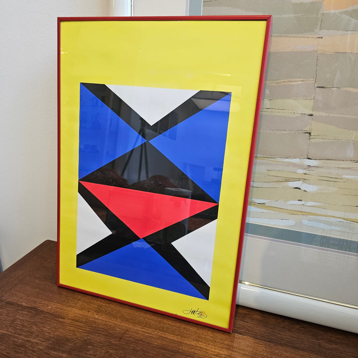 Framed Eugen Funk Serigraph