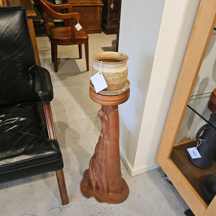 Cypress Wood Plant Stand - 30.25" Tall