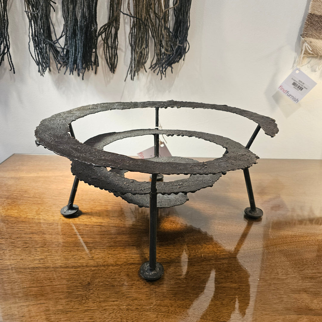 Spiral Brutalist Fruit Bowl