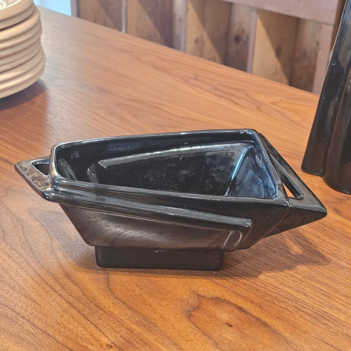 California Pottery Art Deco Geometric Planter