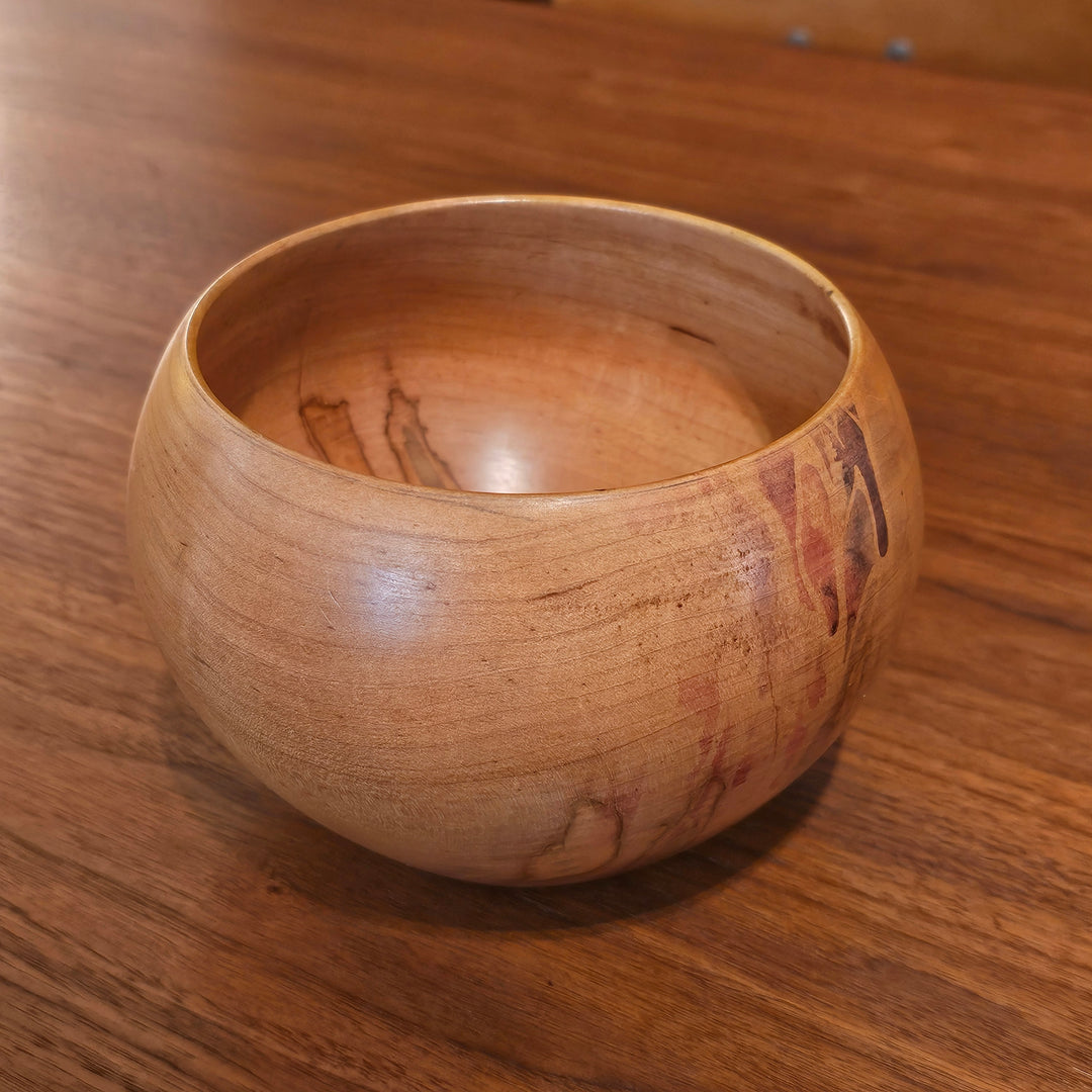 Maple Wood Bowl, Artisan Signed