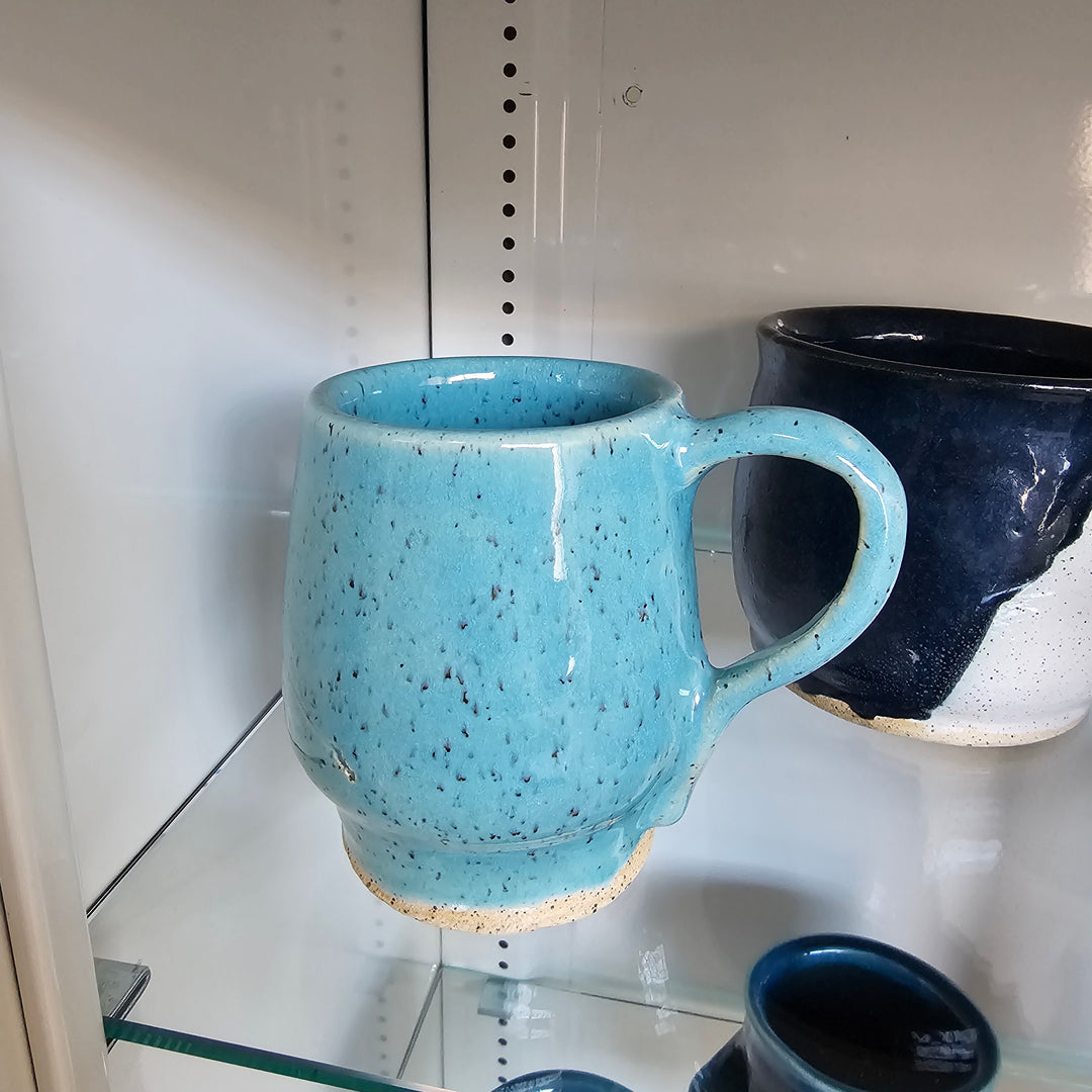 Aqua Stoneware Mug