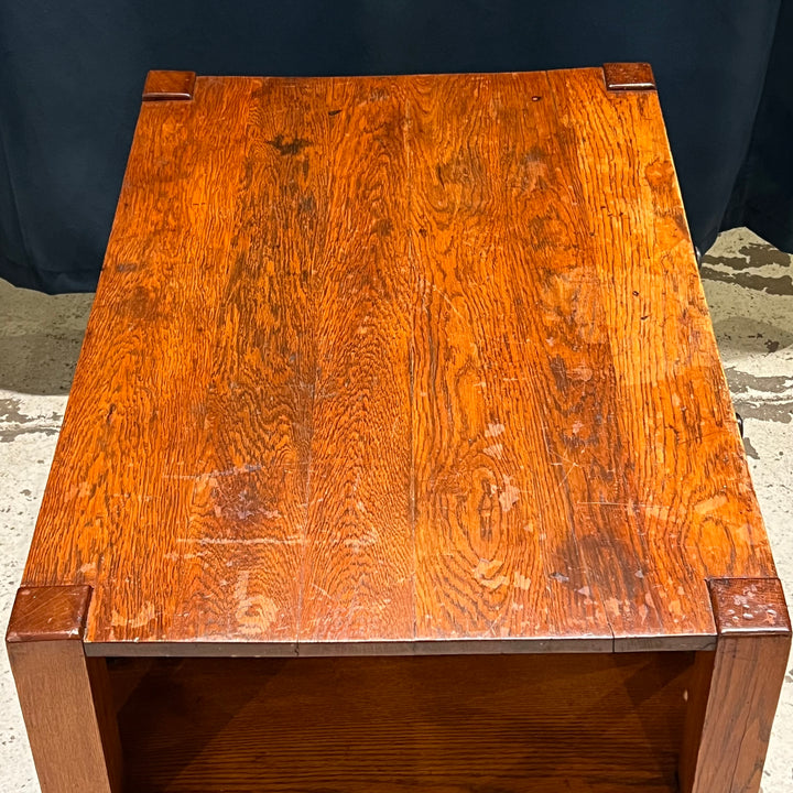 Mission Oak Writing Desk w/Shelves