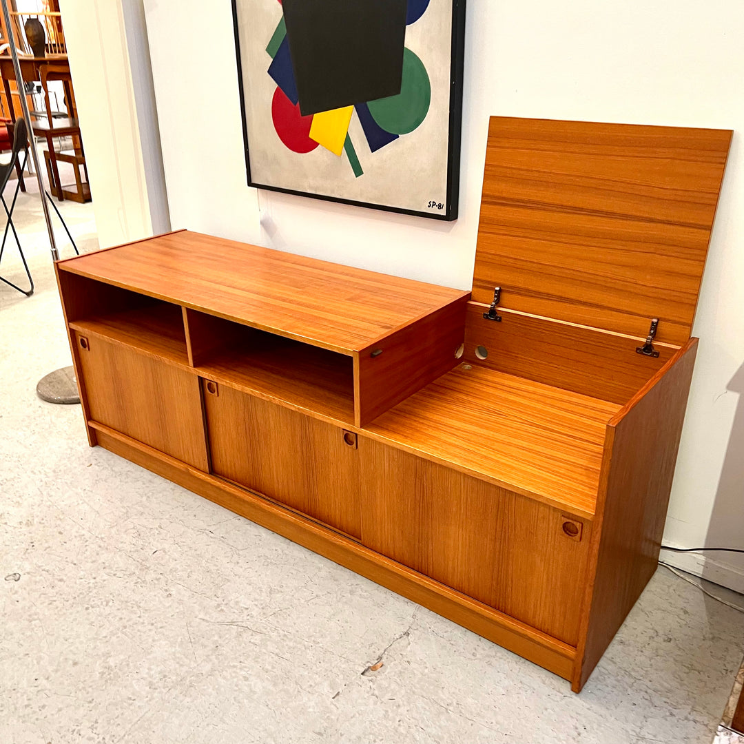 Deluxe Teak Entertainment Cabinet