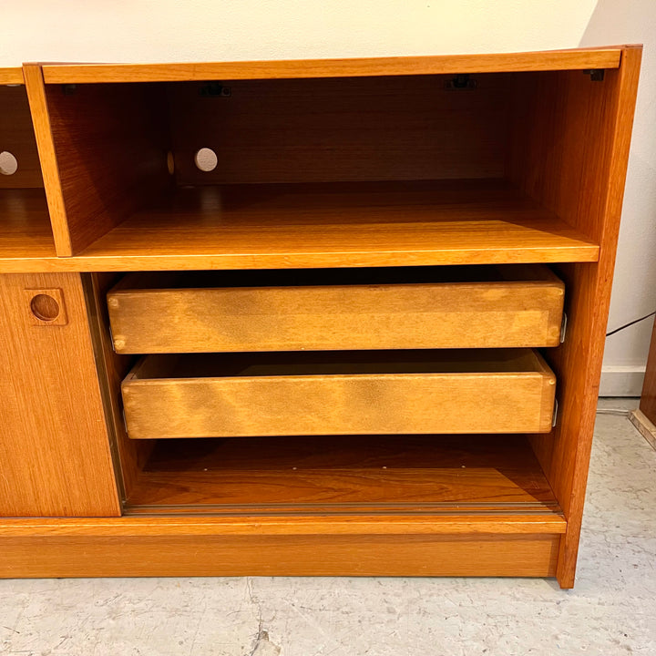 Deluxe Teak Entertainment Cabinet