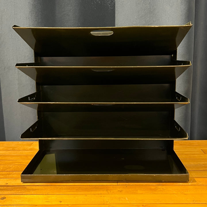 Forest Green 5-Tier Metal Paper Sorter