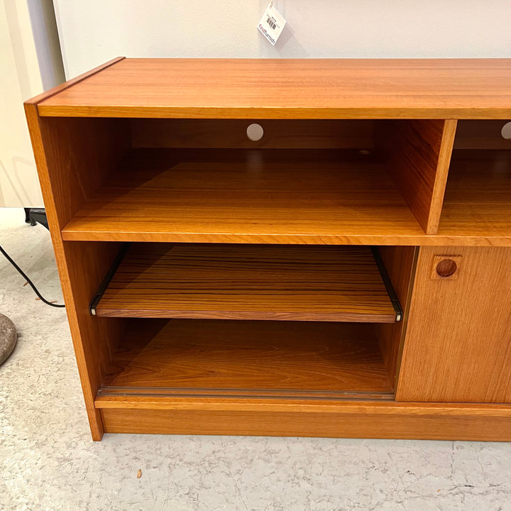 Deluxe Teak Entertainment Cabinet