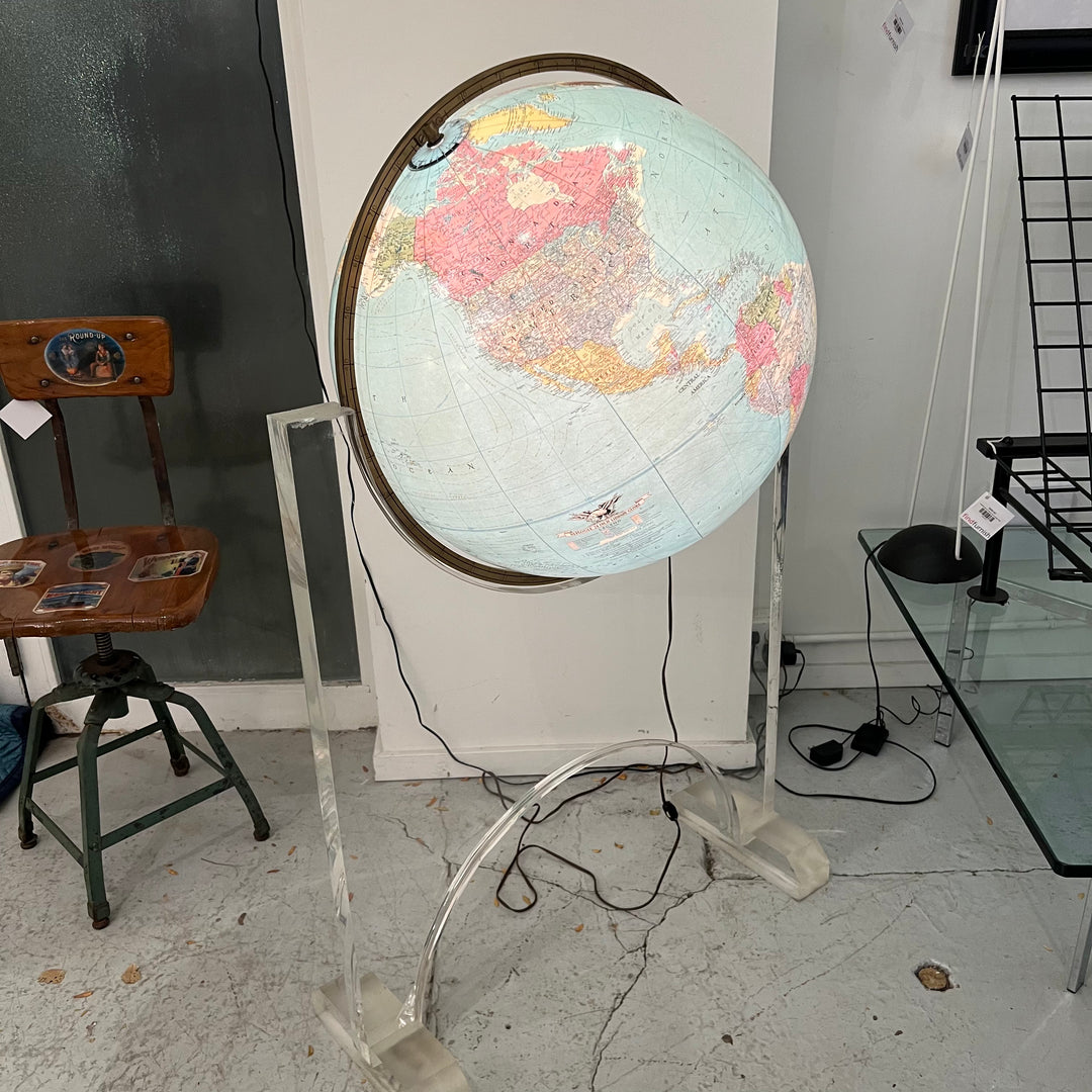 Replogle 24” Illuminated Globe w/Custom Acrylic Base