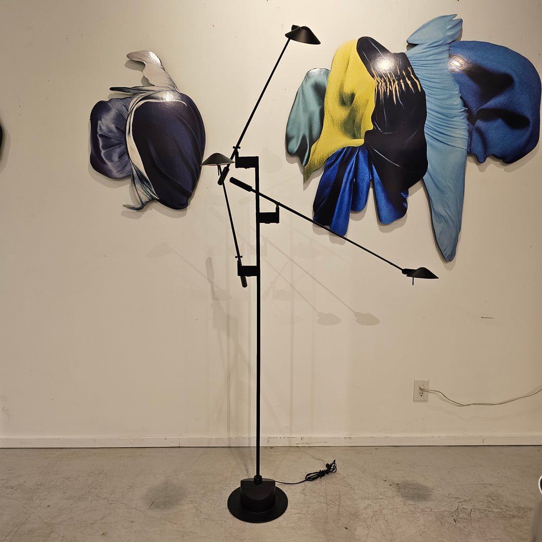 Three-Arm Sonneman Feather Floor Lamp