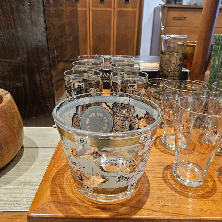 7pc Compass Winds Beverage Set