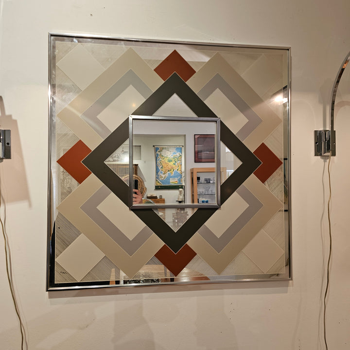 Greg Copeland Op Art MCM Mirror