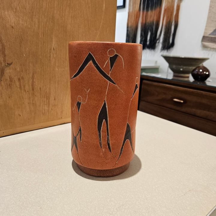 MCM Abstract Figural Vase